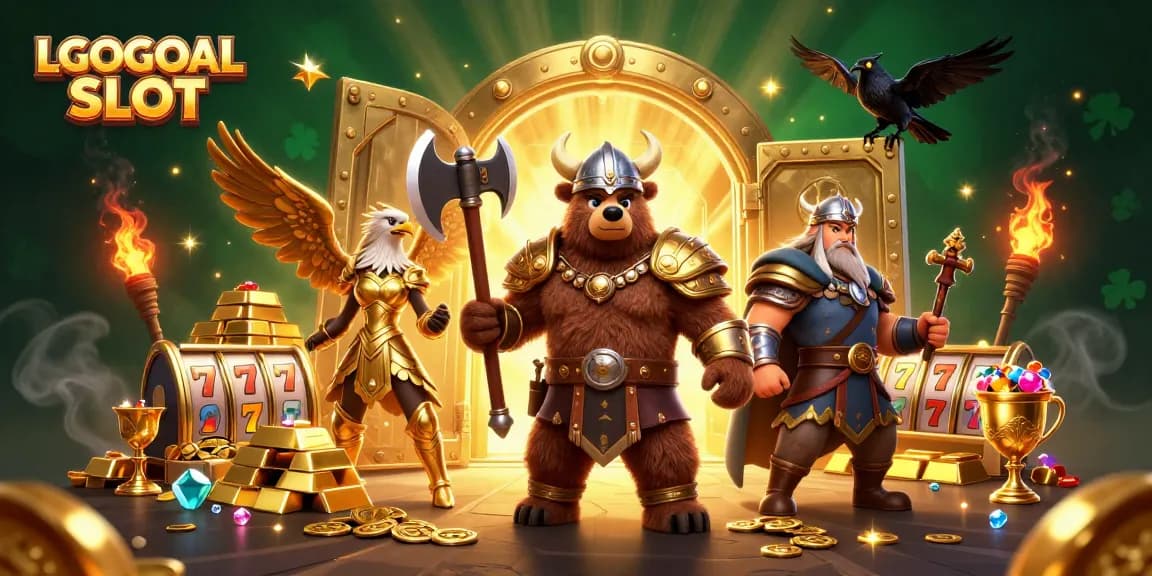 Engage in exciting gameplay at LGOGOAL SLOT with vibrant characters and dazzling treasures
