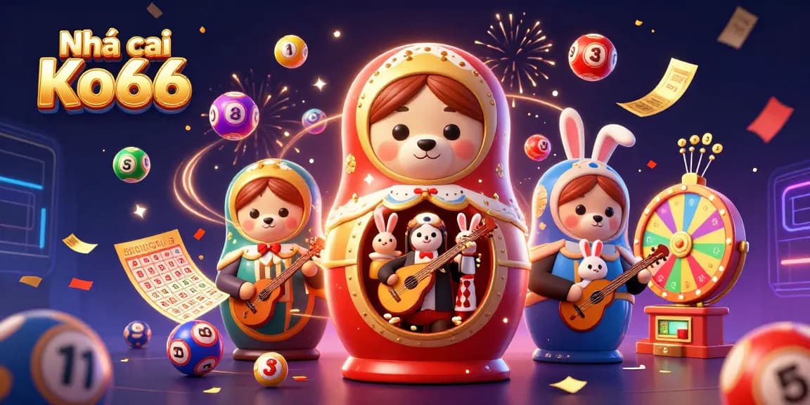 Engage with Nhà cái Ko66's vibrant casino scene featuring dynamic games and dazzling dealer bears.