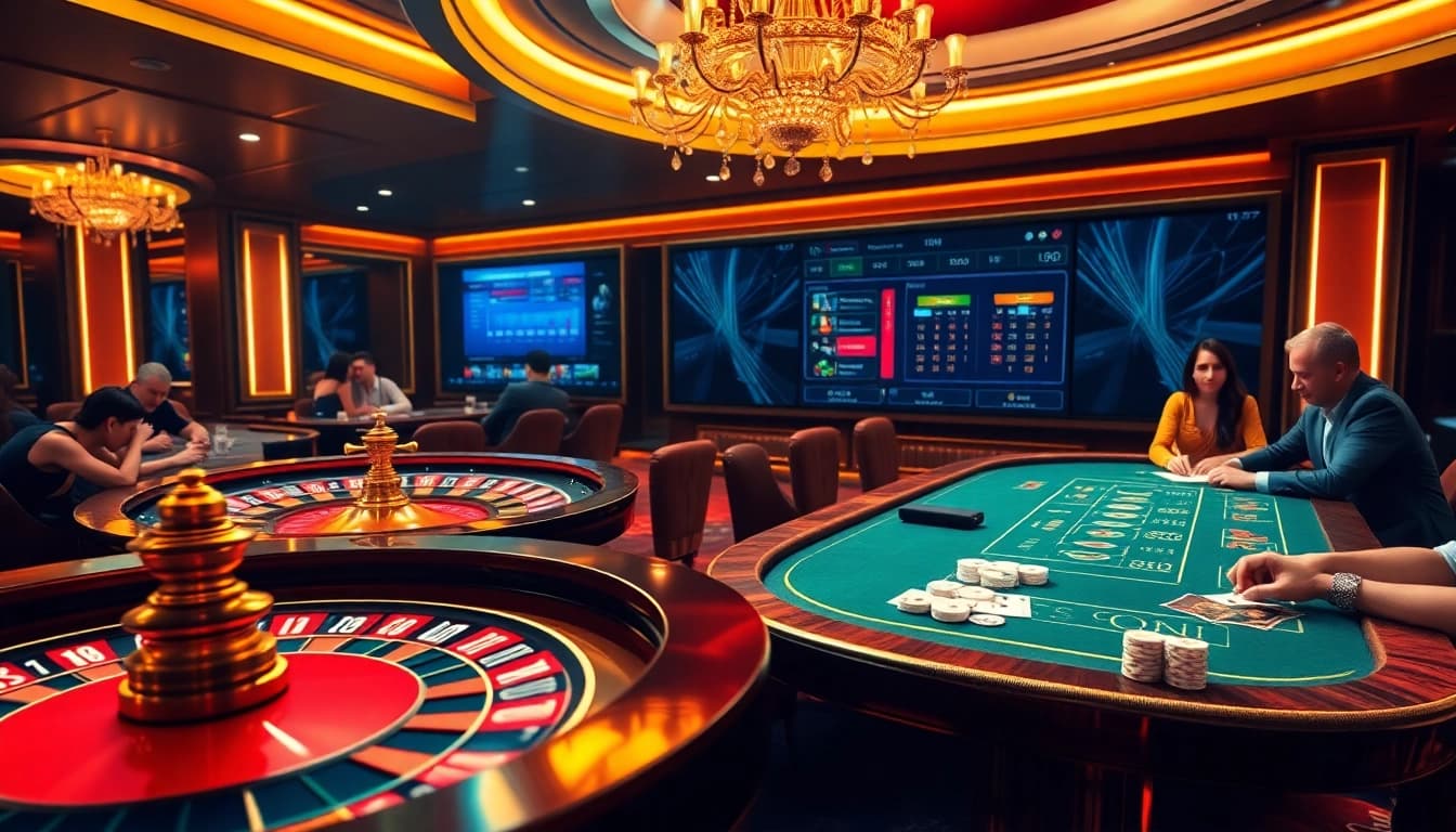 Experience the thrill of 88vv gaming with vibrant casino tables and exciting actions.