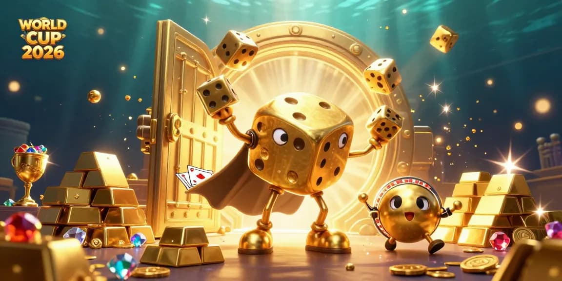 Engage in thrilling games for WORLD CUP 2026 with a vibrant scene of gambling adventures.