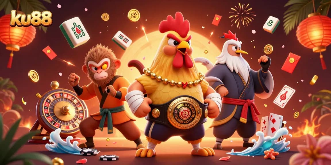 Experience the thrill of ku88 with vibrant characters and exciting gambling elements.