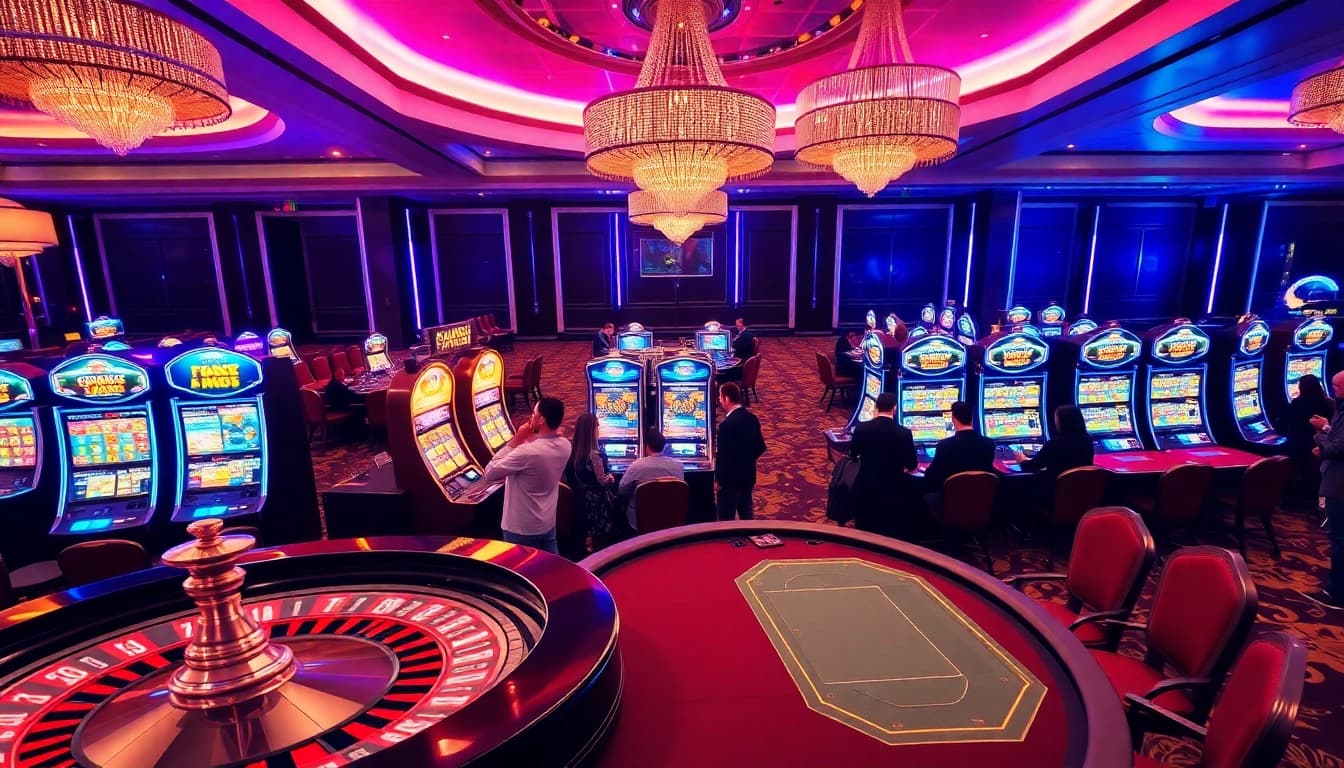 Experience the excitement at FB88 with a vibrant casino scene full of possibilities.
