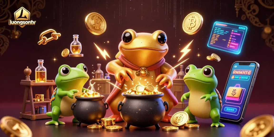 luongsontv offers an exciting gaming experience with dynamic golden alchemist characters and cryptocurrency elements.