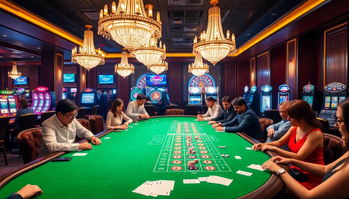 Experience the thrill of gambling at 8day with luxurious casino games and vibrant tables.
