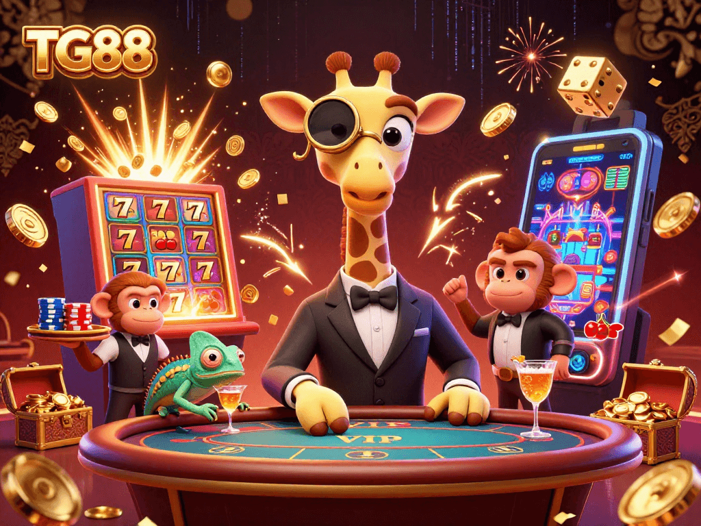 TG88 offers thrilling casino experiences with vibrant characters, jackpot games, and endless fun.