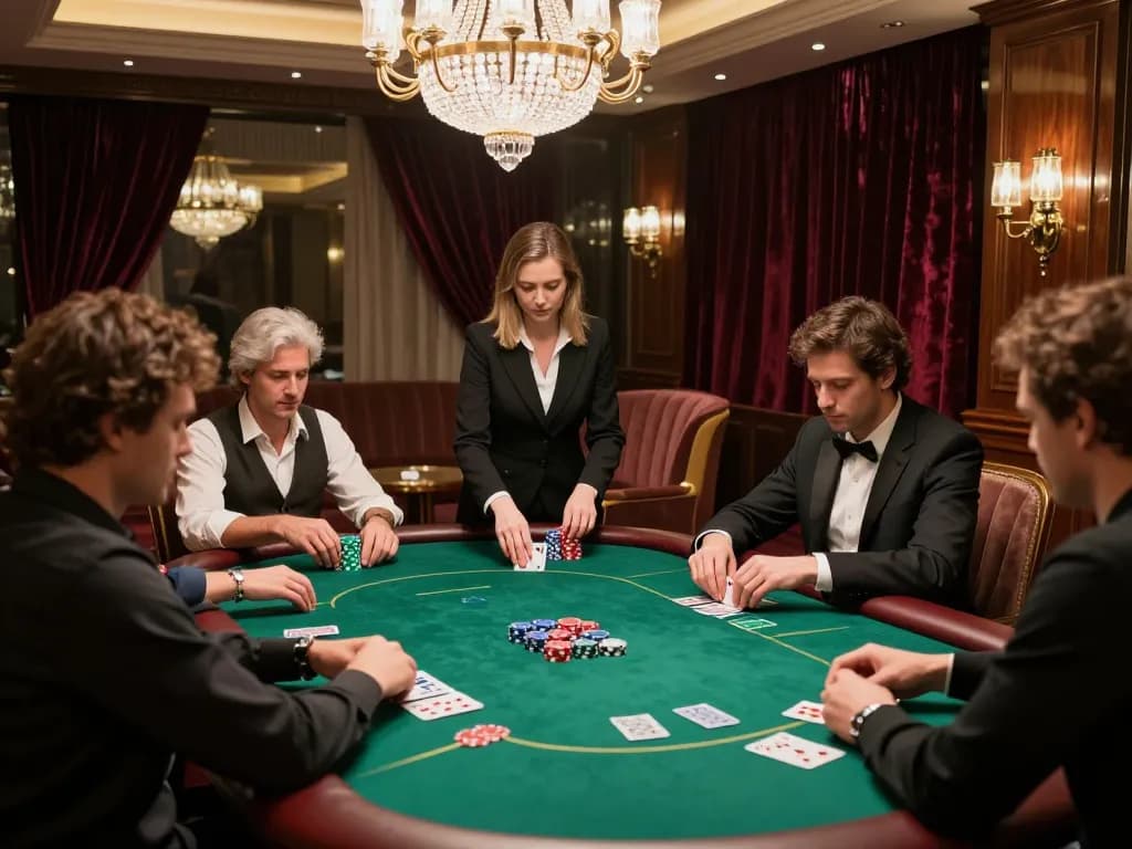 Experience strategic gameplay at a VIP poker table at go99, enhancing betting excitement in an upscale atmosphere.