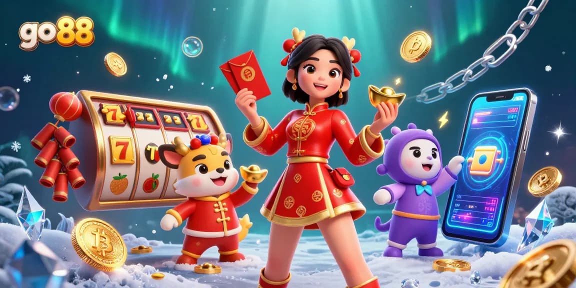 Experience thrilling gameplay at go 88 with vibrant characters, slot games, and crypto rewards in stunning visuals.