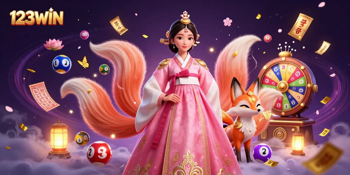 Experience the thrill of winning at 123WIN with enchanting characters and exciting gambling elements.