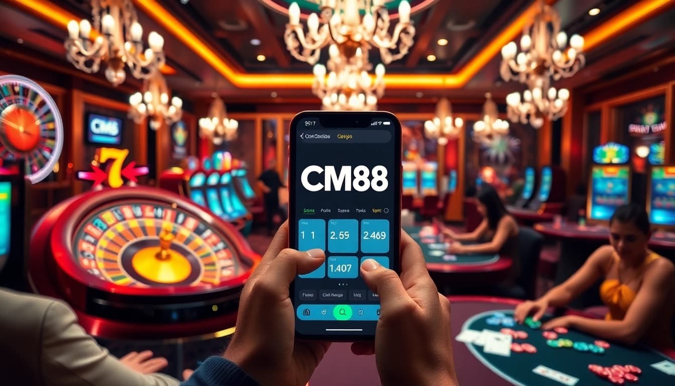 Experience the excitement of CM88’s online casino with vibrant games and high-stakes action.