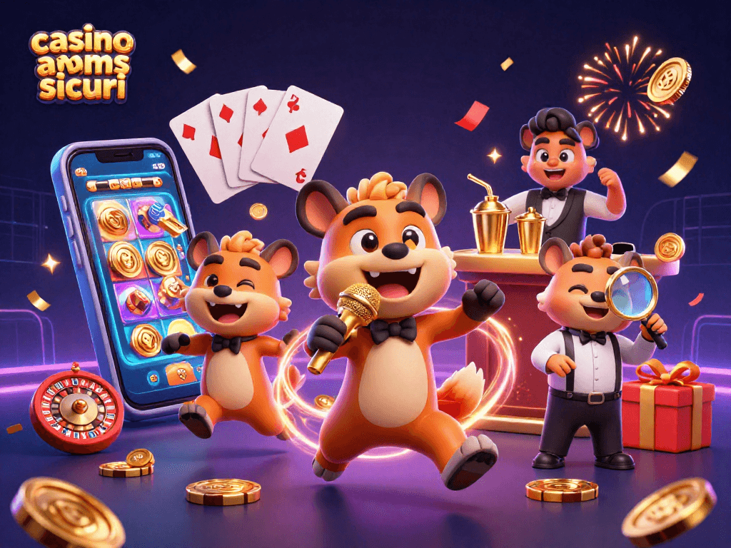 Gioca nel casino non aams sicuri con un divertente club comico gestito da un gruppo di iene