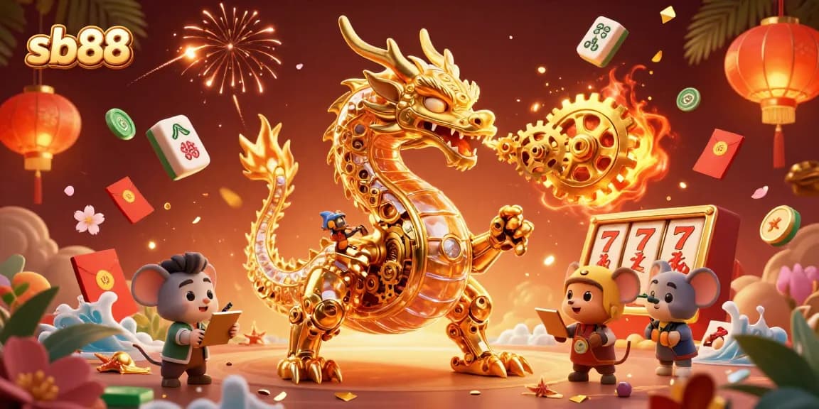 Engage in thrilling casino adventures at sb88 with a golden dragon and dynamic game elements.
