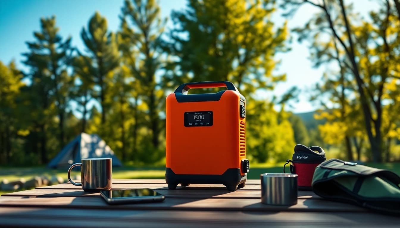 Harnessing EcoFlow power solutions while enjoying nature.