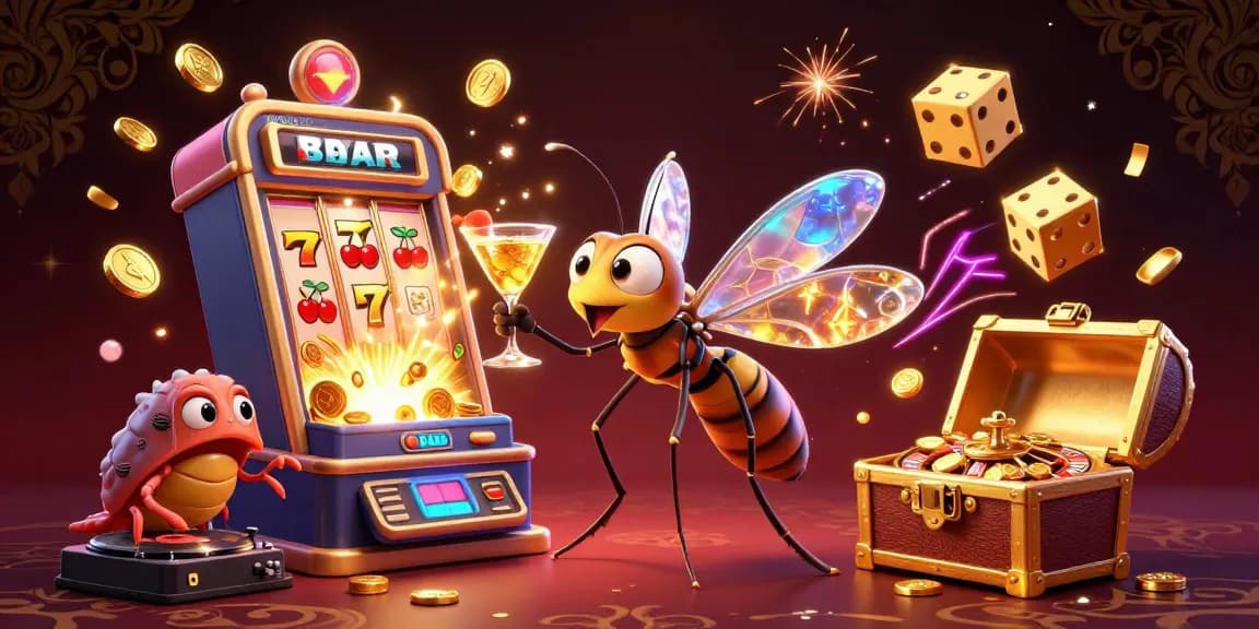 Experience excitement with MASKOKI889 as cartoon characters engage in casino action with vibrant jackpots and dynamic games.