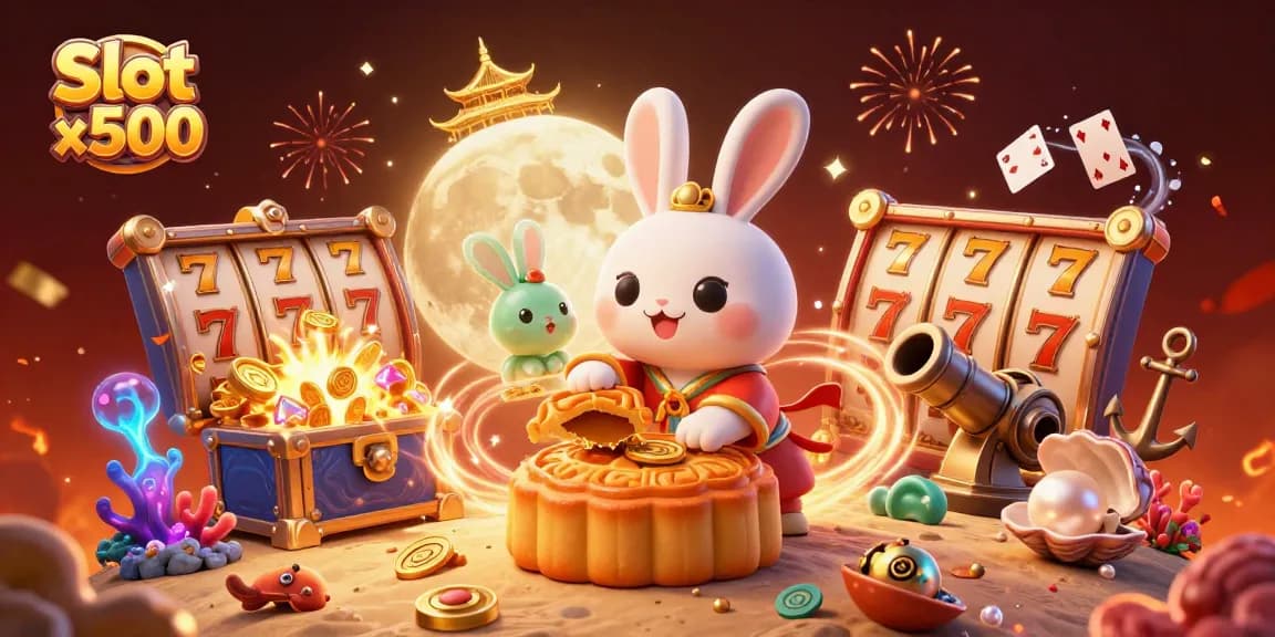 Spin and win big with Slot x500 showcasing immersive casino-themed environments filled with gold coins and poker chips.