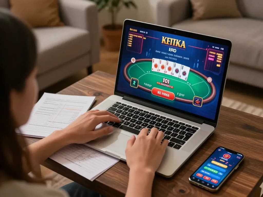 hướng dẫn HITCLUB for online casino gaming with strategic notes and gaming interface visible