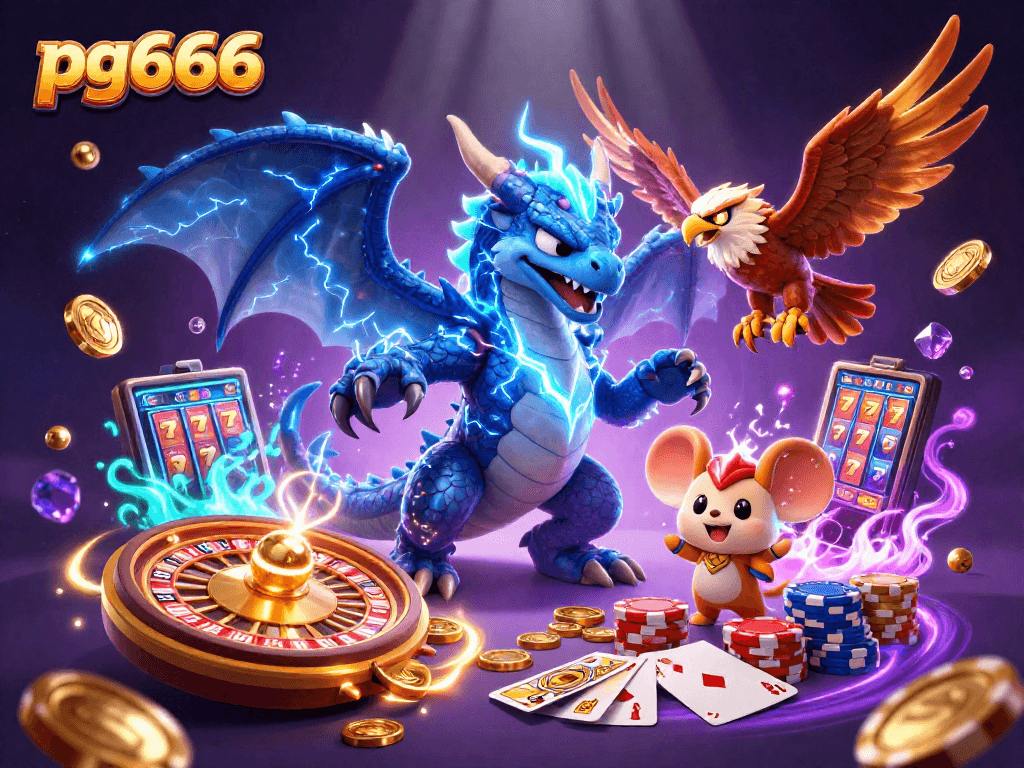 Experience thrilling gaming action with pg666 showcasing vibrant characters and dynamic casino elements.