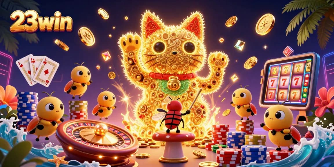 Experience the excitement of 23win online casino with vibrant graphics and dynamic game elements.