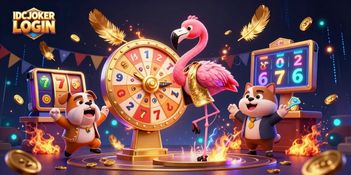 Engage with IDCJOKER LOGIN for a chance to win prizes in this vibrant casino scene.