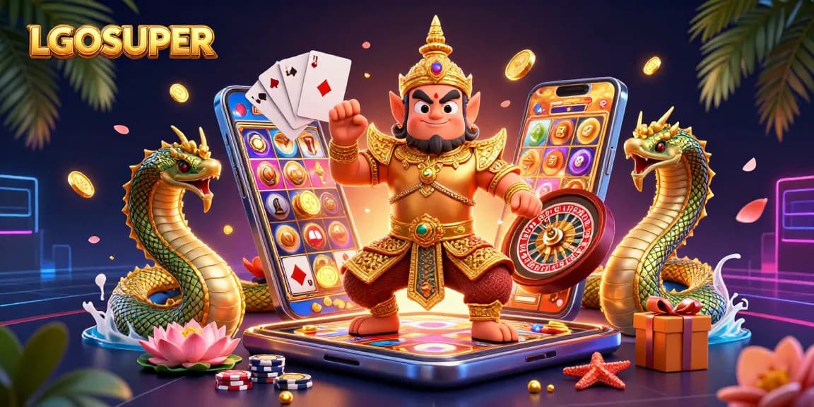 Experience thrilling slots at LGOSUPER with vibrant games and engaging visuals.