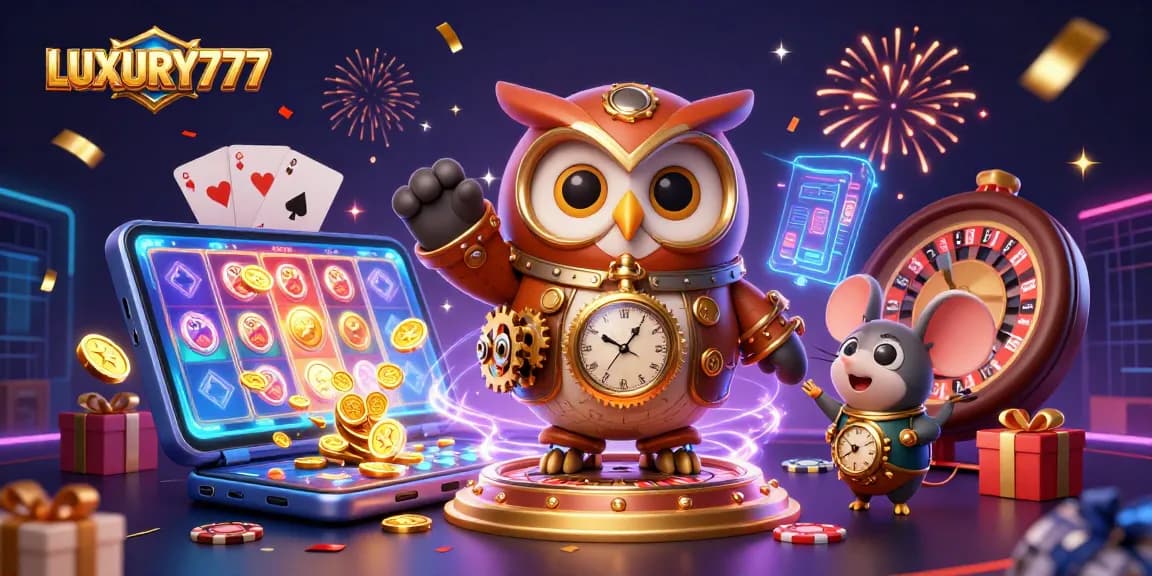 Menghasilkan kemenangan dengan LUXURY777, slot 3D yang menampilkan simbol keberuntungan dan permainan kasino yang seru.