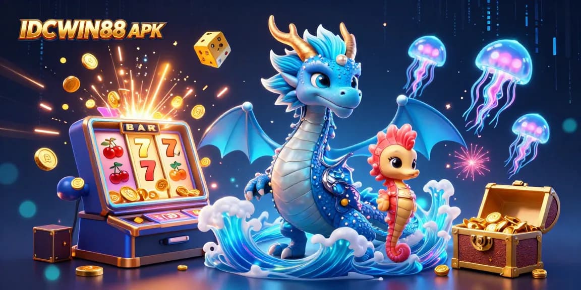 Experience the thrilling gameplay of IDCWIN88 APK with its captivating visuals and engaging slot elements.
