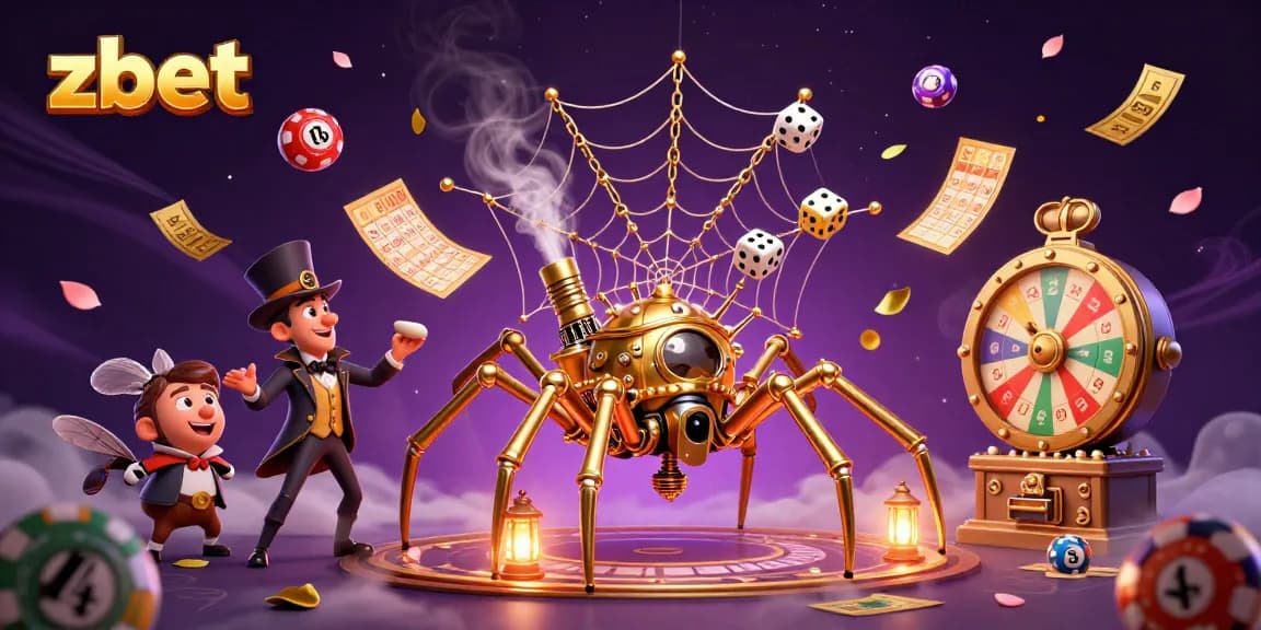 Experience zbet's thrilling atmosphere with steampunk elements and dynamic gambling visuals.