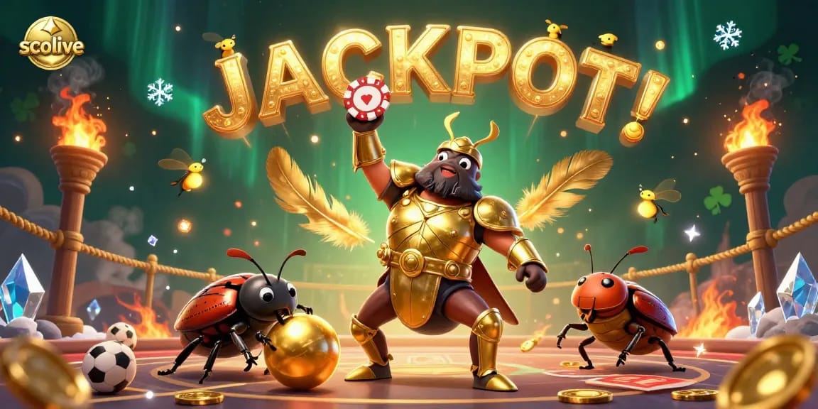 Socolive offers thrilling sports betting action as cartoon characters celebrate winnings with dynamic visuals.