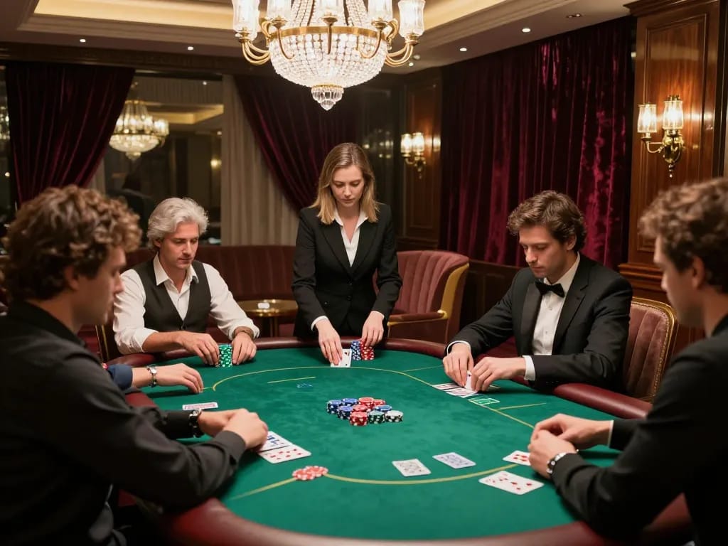 Experience strategic gameplay at a VIP poker table at go99, enhancing betting excitement in an upscale atmosphere.