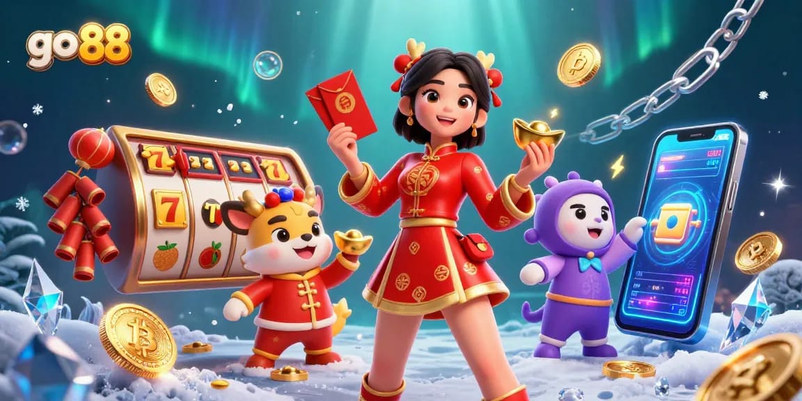 Experience thrilling gameplay at go 88 with vibrant characters, slot games, and crypto rewards in stunning visuals.