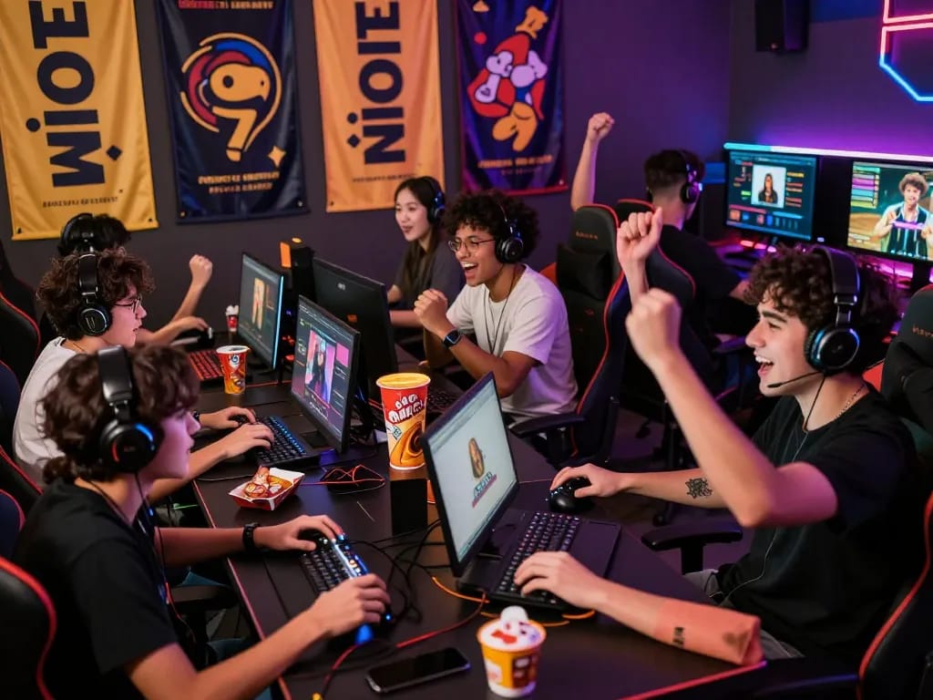 Players enjoying the excitement of slot hoki gaming in a lively and engaging online environment.