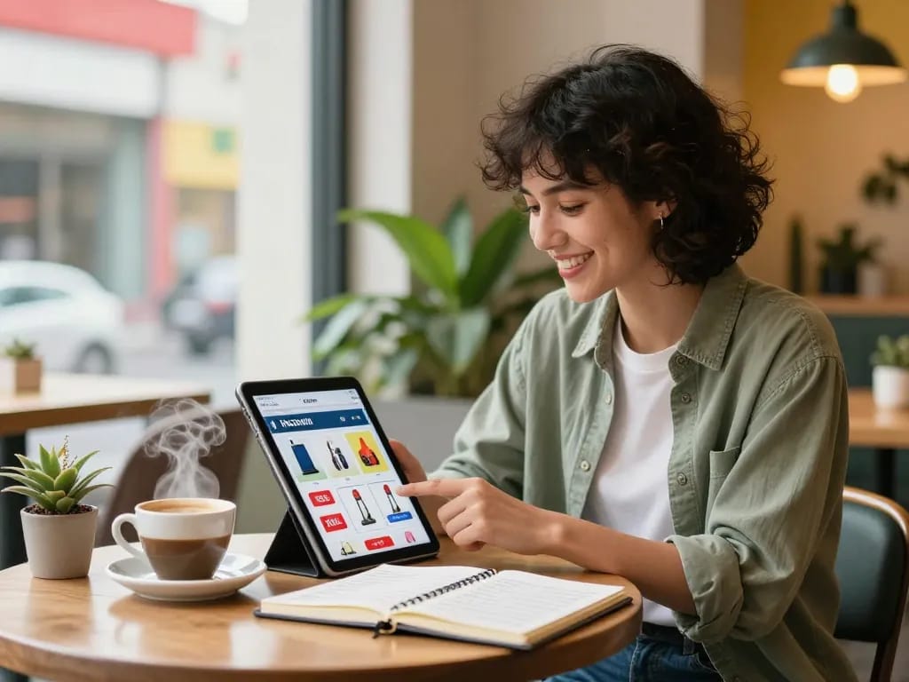 Exciting Hubet88 online shopping scene with vibrant products and lifestyle settings.