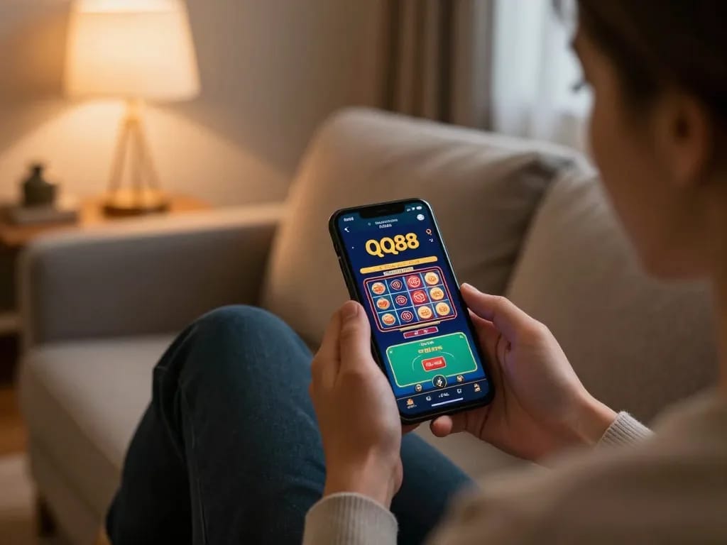 Engaging with qq88 mobile casino app for an immersive online gaming experience.