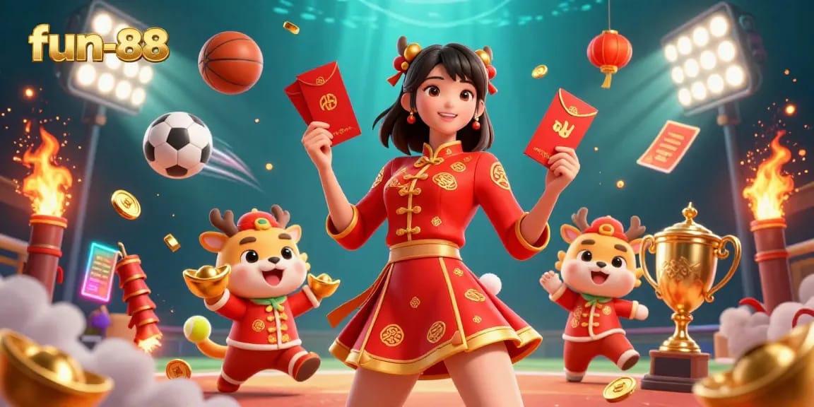 Engage in exciting fun-88 casino games with vibrant visuals and rich rewards as the festive moment unfolds.