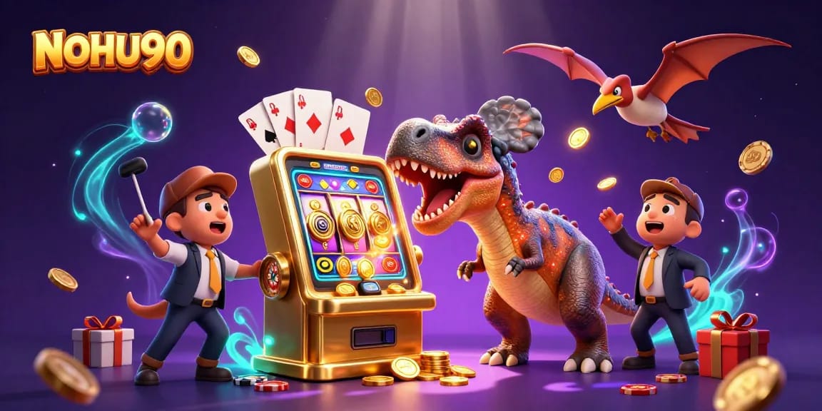 Experience thrilling jackpots at NOHU90 with vibrant 3D casino action, featuring dynamic animations and exciting visuals.