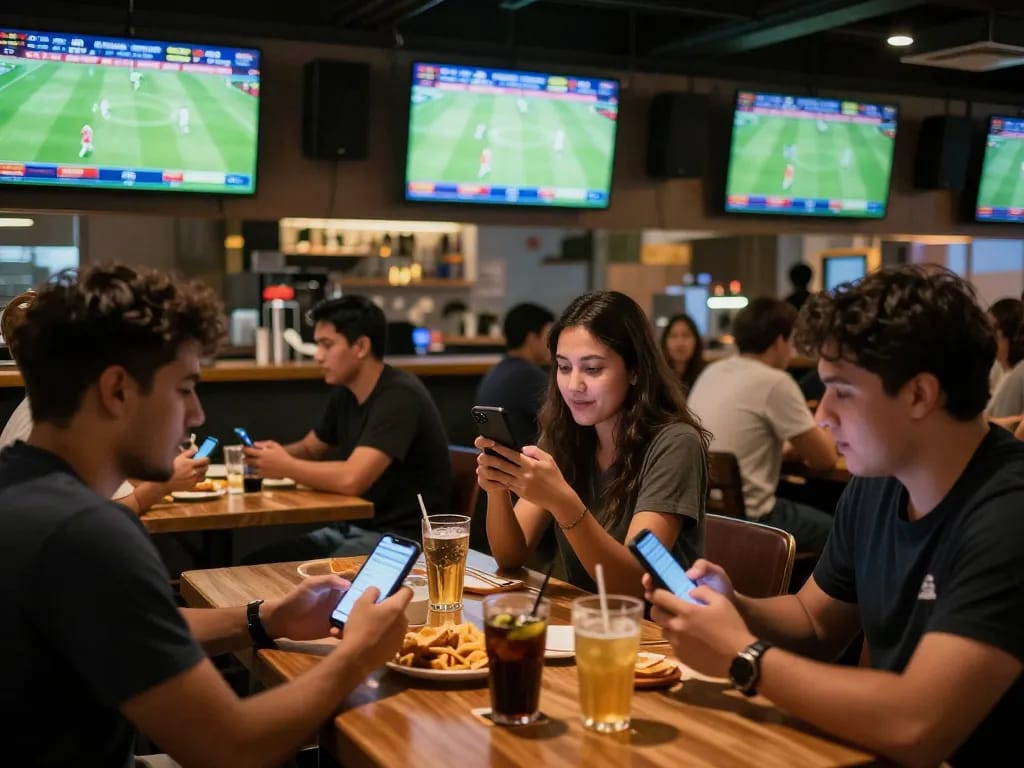 Engaged customers using Bongdalu to xem tỷ số bongdalu during live sports events