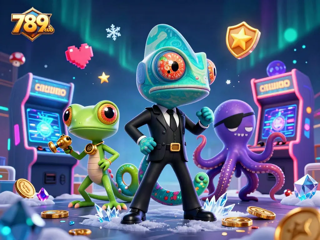 Engage in thrilling gameplay at 789club with vibrant arcade elements and dynamic characters.