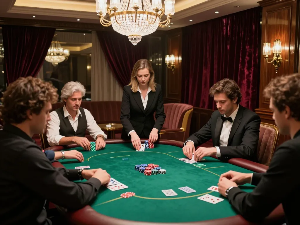 Experience strategic gameplay at a VIP poker table at go99, enhancing betting excitement in an upscale atmosphere.