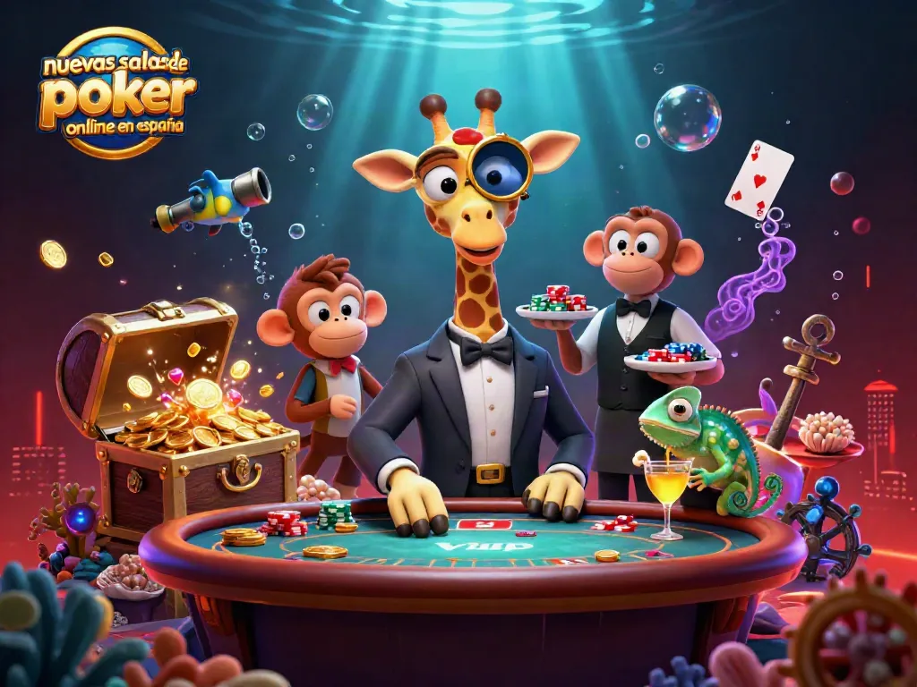 Disfruta de las nuevas salas de póker online en España con un ambiente vibrante y lleno de juego.