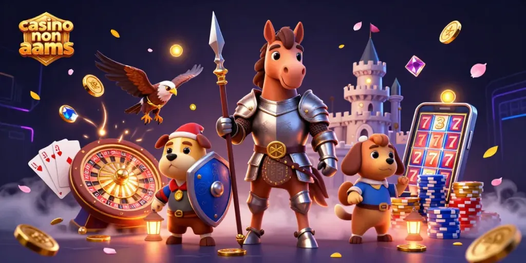 Il mondo dei giochi nei casinò non AAMS con cavalieri e atmosfere affascinanti.