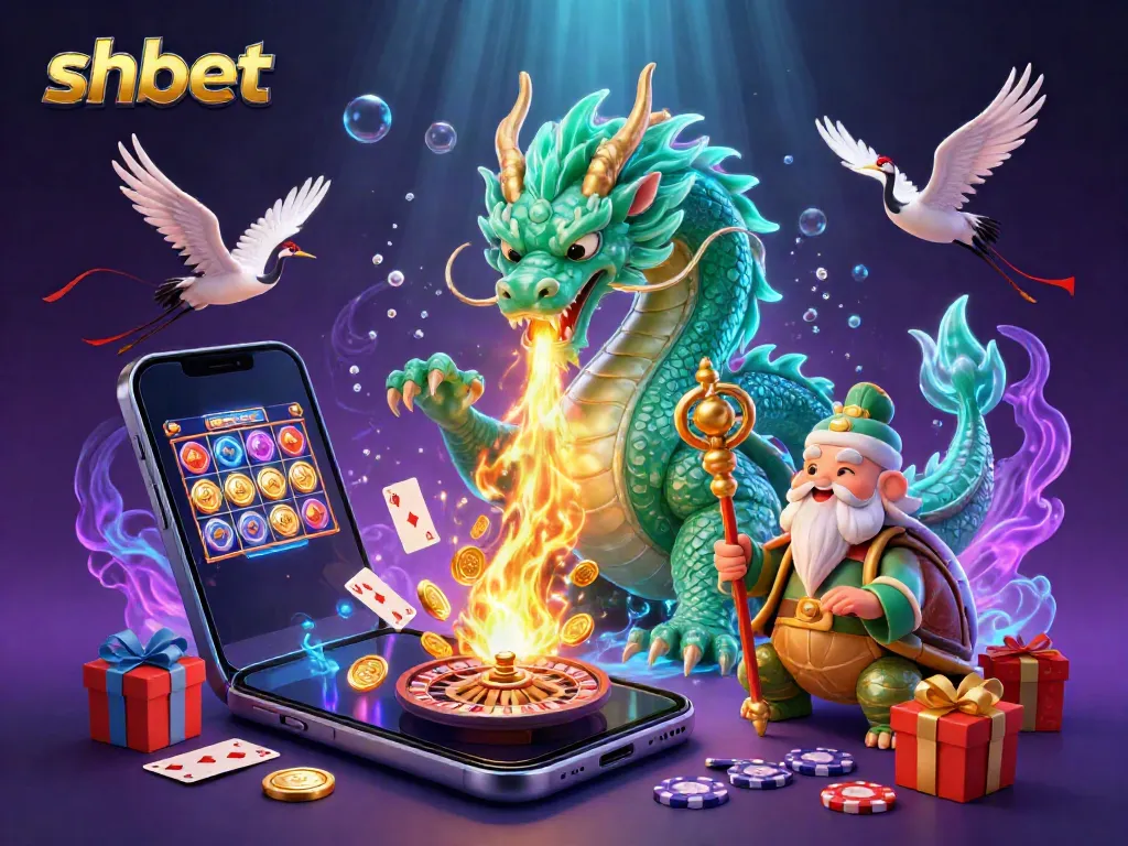 Engage with the shbet experience featuring dragons and dynamic casino elements.