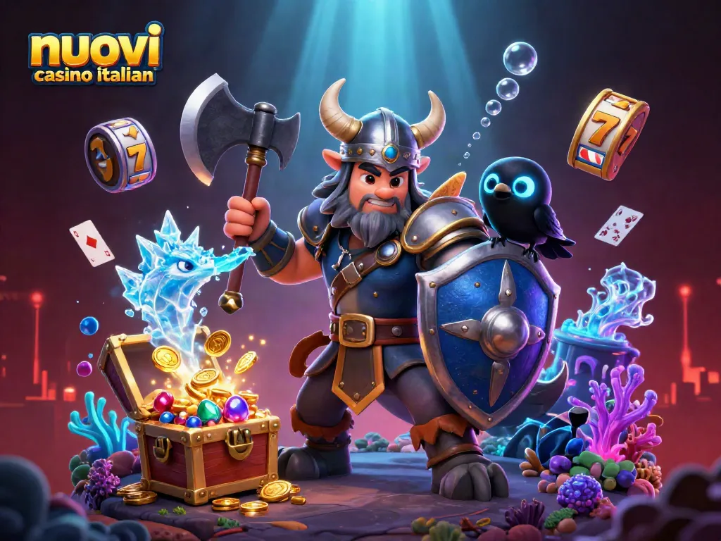 Scopri i nuovi casino italiani mentre il guerriero vichingo conquista tesori e slot vincenti.