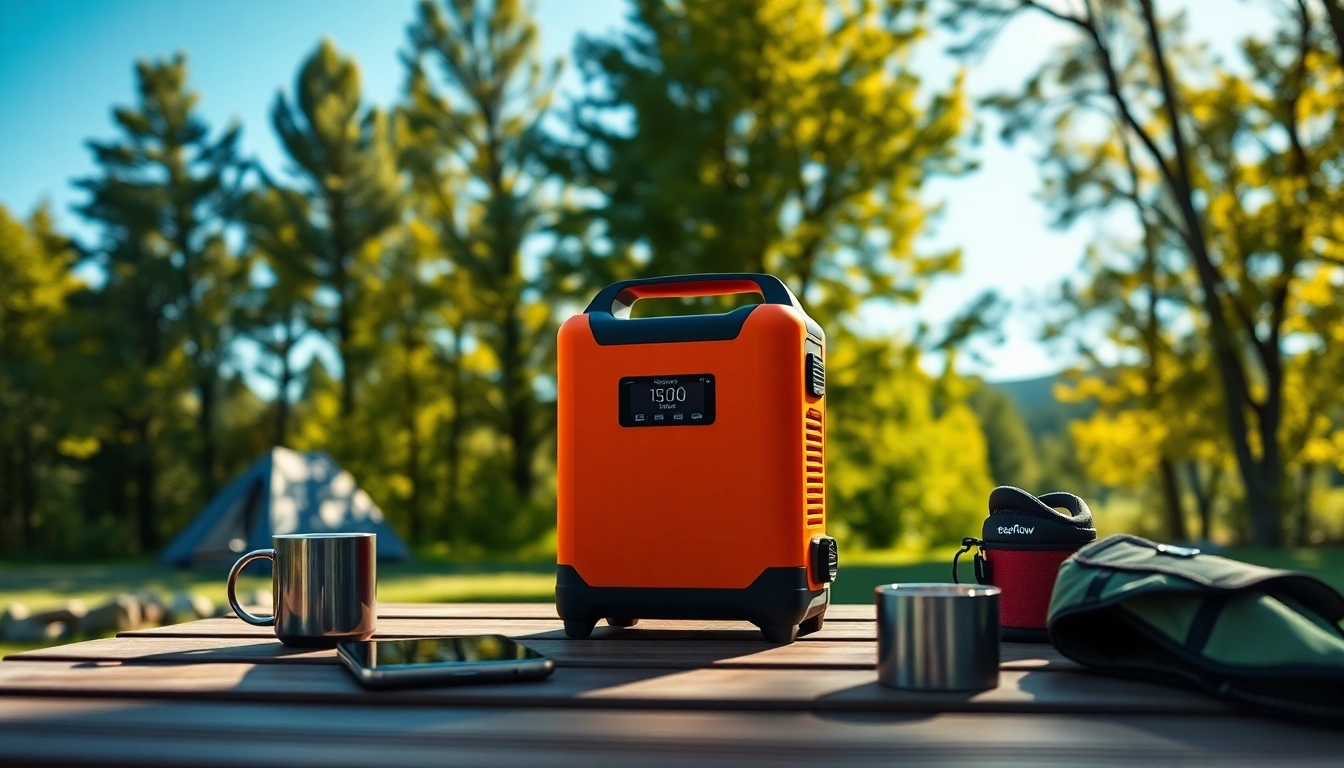 Harnessing EcoFlow power solutions while enjoying nature.