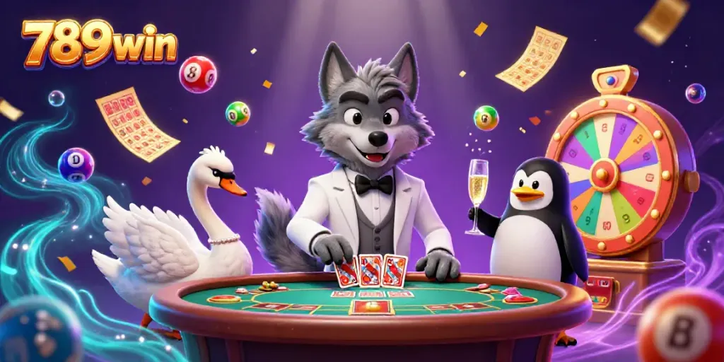Experience the thrill of 789win with lively casino characters and colorful games.