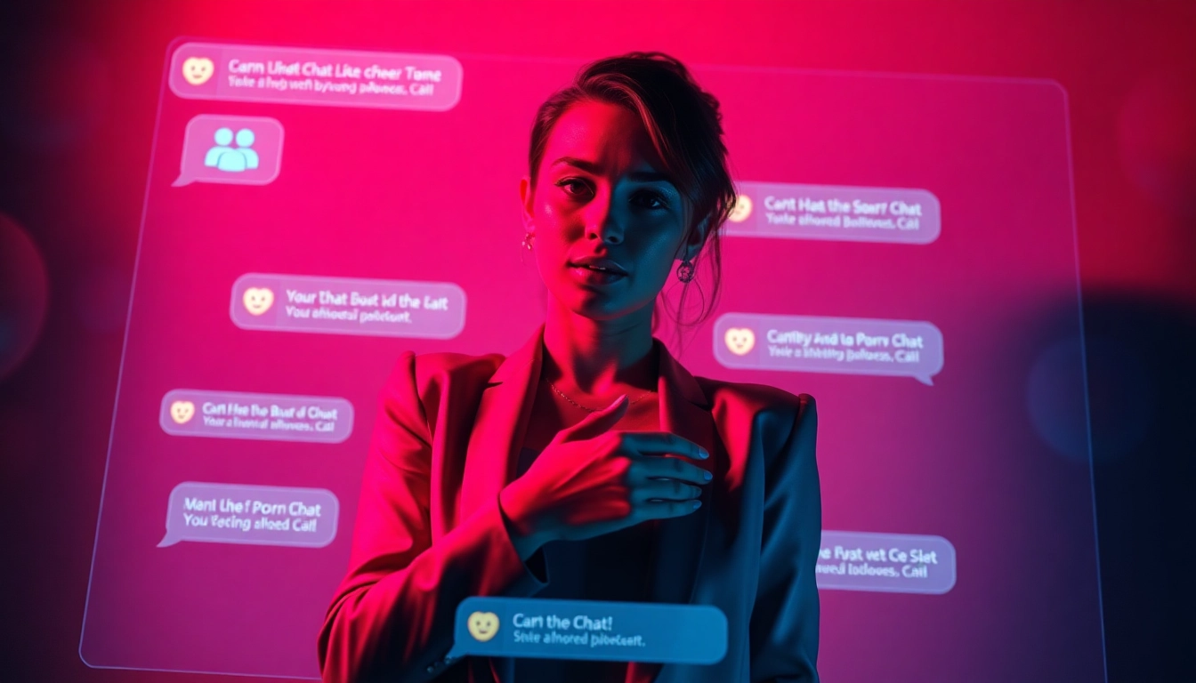 Engaging NSFW AI character chat illustration for porn chat ai interactions