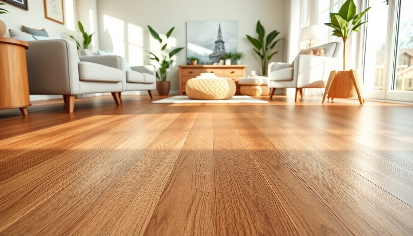 Explore luxury vinyl flooring near me in a beautifully decorated interior setting.